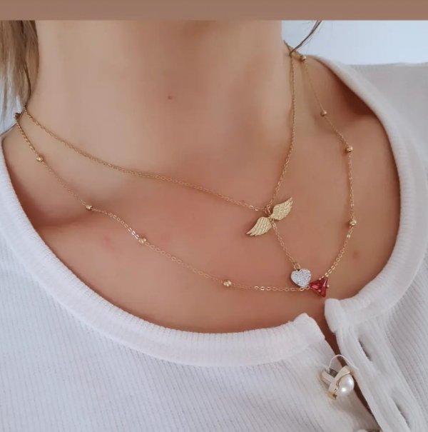 GOLD CHAIN NECKLACE celebrity STAINLESS STEEL