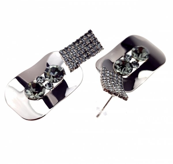 gold plated earrings with exclusive cubic zirconia