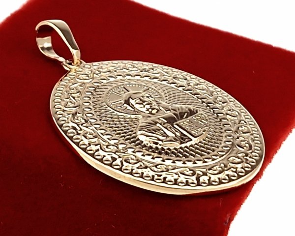 gold pendant 18k shiny xuping