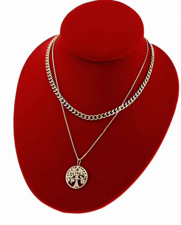 GOLD CHAIN NECKLACE celebrity STAINLESS STEEL