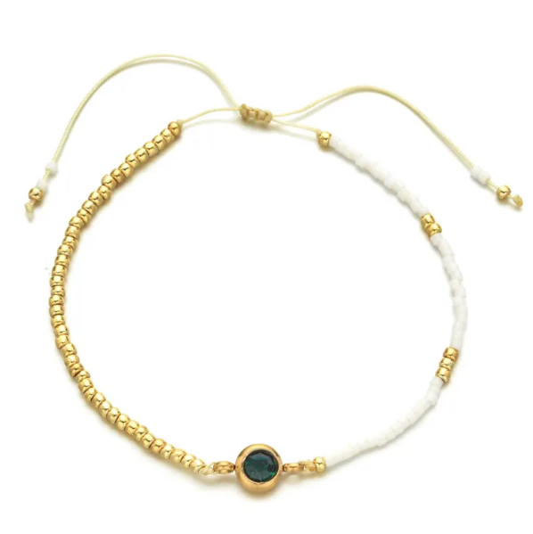 GOLD BRACELET STAINLESS STEEL STRING