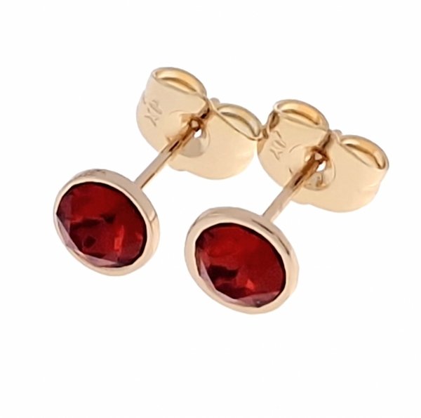 exclusive swarovski gold-plated earrings