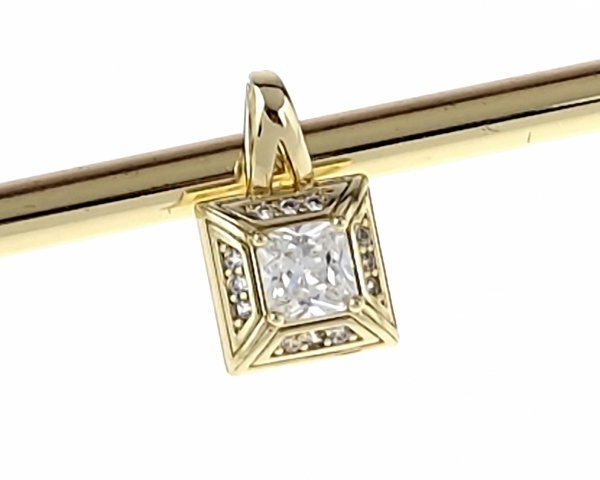 gold pendant 18k shiny xuping
