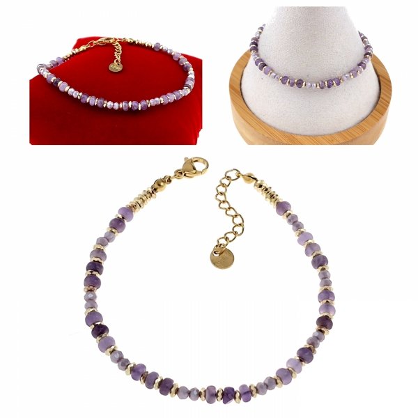 BRACELET GOLD CELEBRITY STAINLESS STEEL