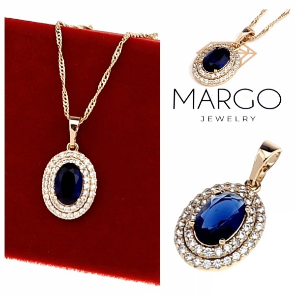 gold pendant 18k shiny xuping