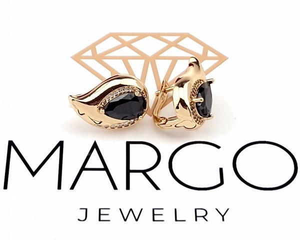 exclusive swarovski gold-plated earrings