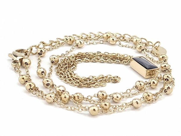 GOLD CHAIN NECKLACE celebrity STAINLESS STEEL