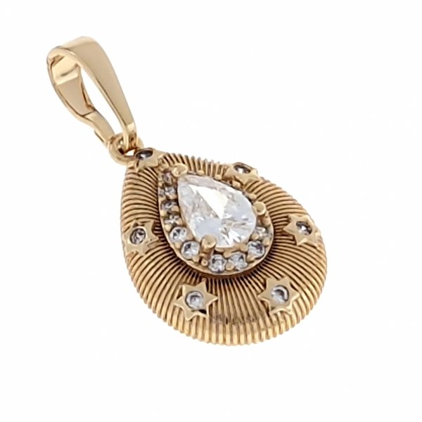18k gold plated set pendant earrings xuping
