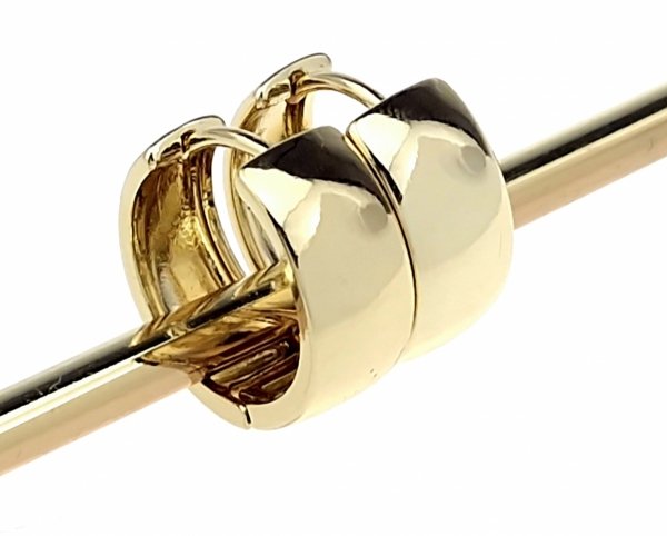 gold plated earrings with exclusive cubic zirconia