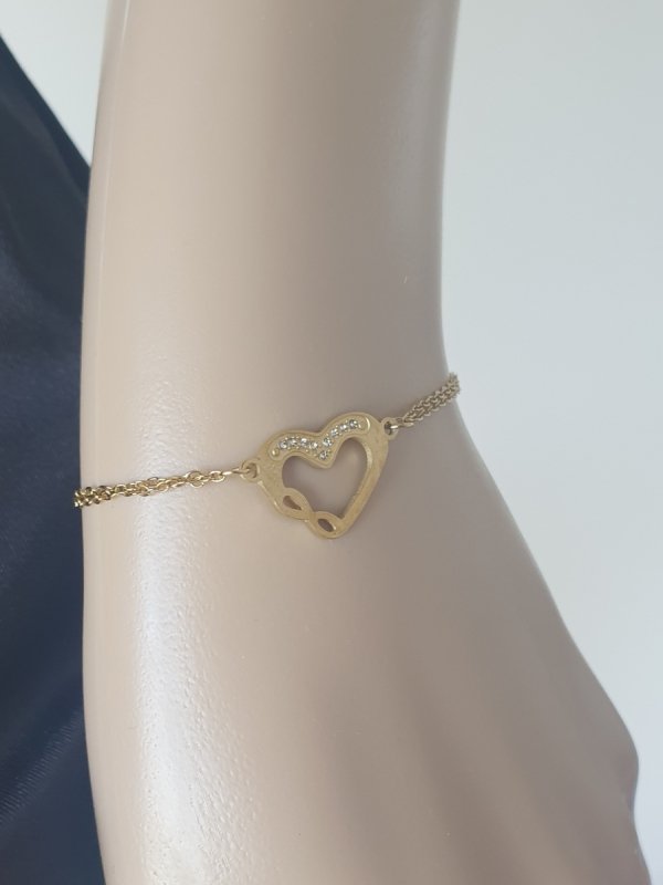 BRACELET GOLD CELEBRITY STAINLESS STEEL