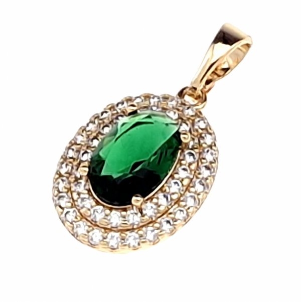 gold pendant 18k shiny xuping