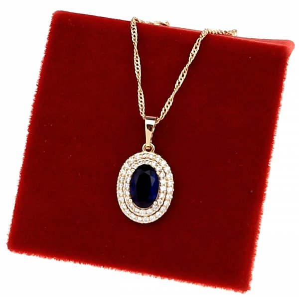 gold pendant 18k shiny xuping