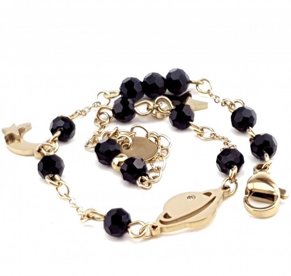 BRACELET GOLD CELEBRITY STAINLESS STEEL