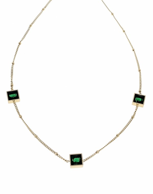 GOLD CHAIN NECKLACE celebrity STAINLESS STEEL