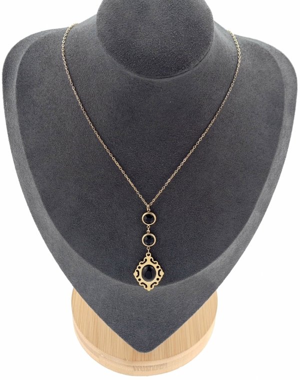 GOLD CHAIN NECKLACE celebrity STAINLESS STEEL