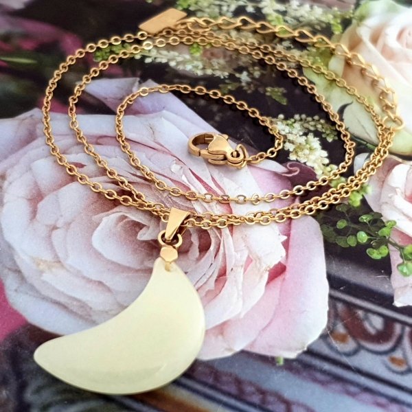 GOLD CHAIN NECKLACE celebrity STAINLESS STEEL