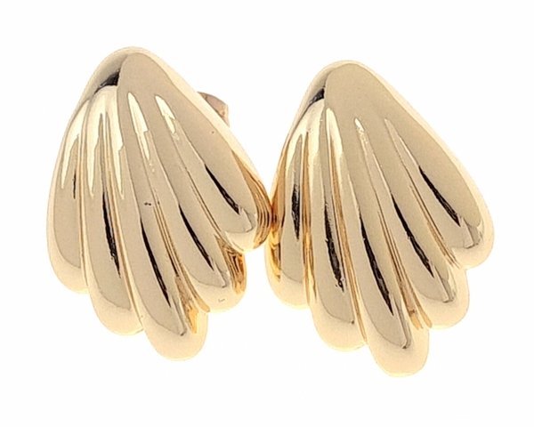 gold plated earrings with exclusive cubic zirconia