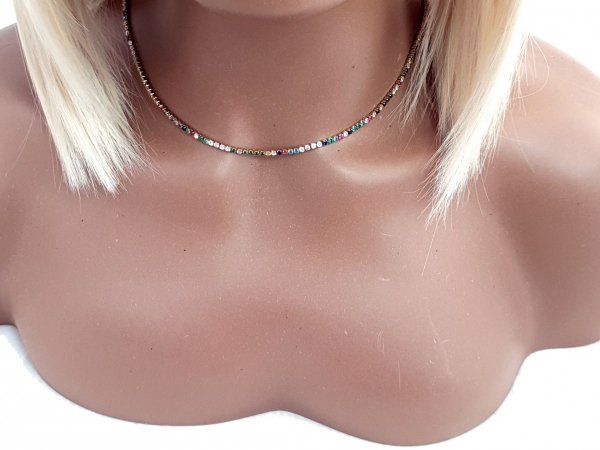 GOLD CHAIN NECKLACE celebrity STAINLESS STEEL