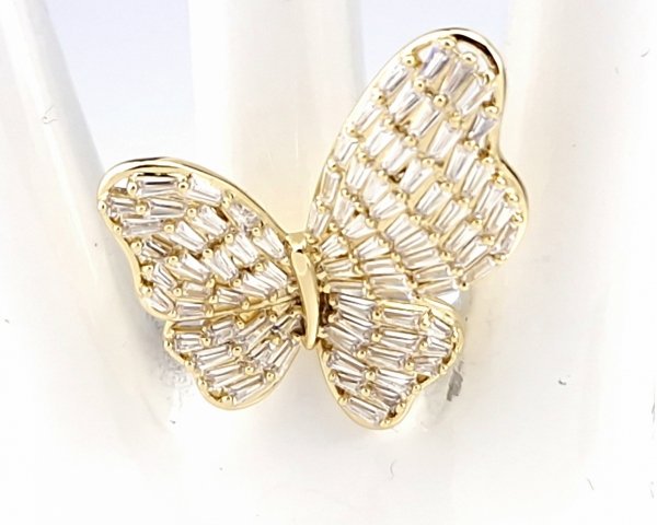 gold ring 18,60mm. gold-plated engagement xuping