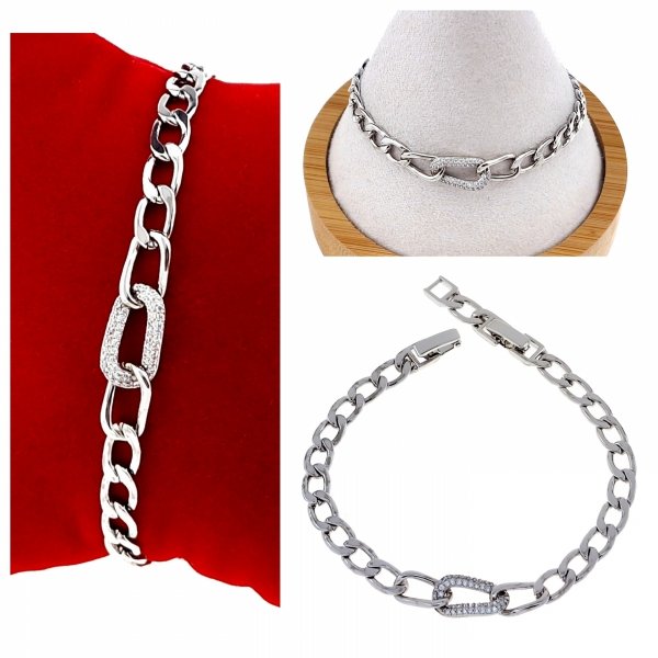 gold bracelet for a gold-plated leg