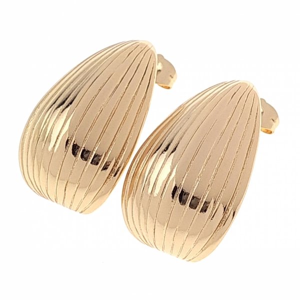 gold plated earrings with exclusive cubic zirconia