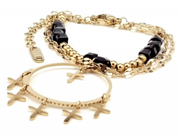 GOLD CHAIN NECKLACE celebrity STAINLESS STEEL