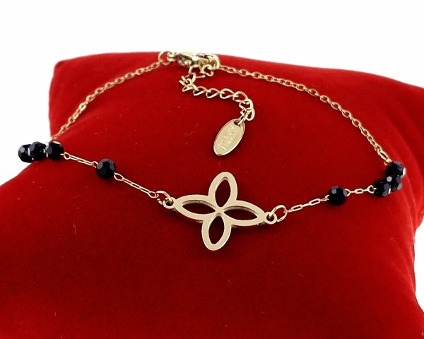 BRACELET GOLD CELEBRITY STAINLESS STEEL