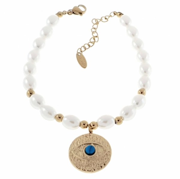 BRACELET GOLD CELEBRITY STAINLESS STEEL