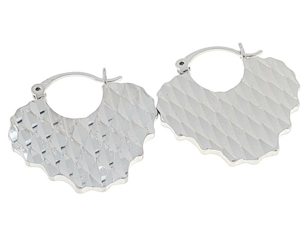 gold plated earrings with exclusive cubic zirconia