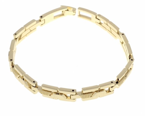 gold bracelet for a gold-plated leg