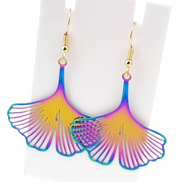 EARRINGS SILVER STAINLESS STEEL CELEBRITY