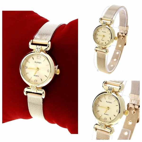 Women's watch golden kurren stainless steel