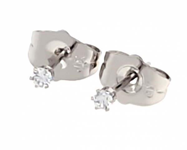 gold plated earrings with exclusive cubic zirconia