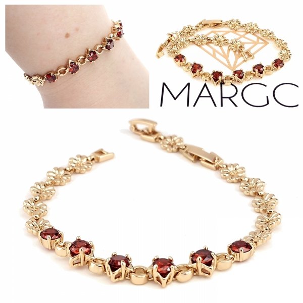 gold bracelet for a gold-plated leg