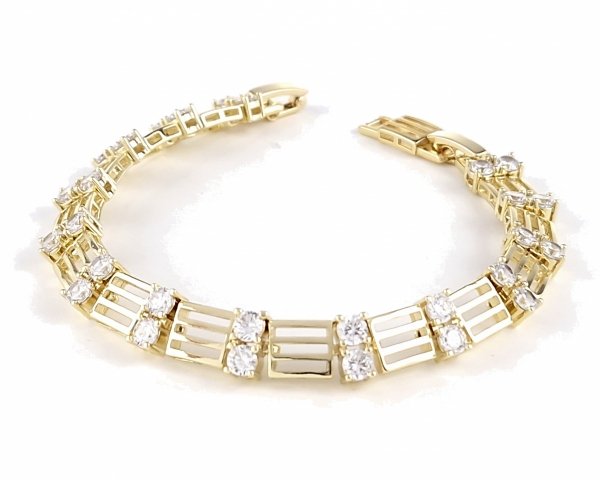 gold bracelet for a gold-plated leg