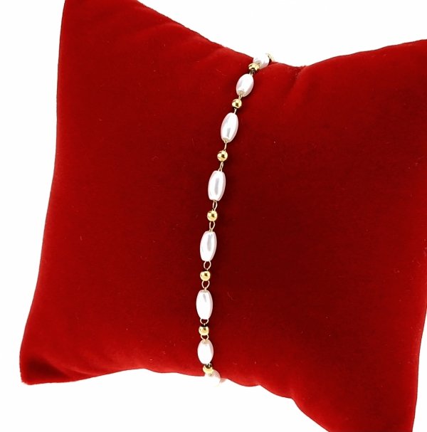 BRACELET GOLD CELEBRITY STAINLESS STEEL