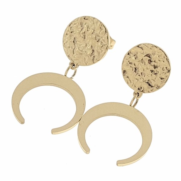 EARRINGS SILVER STAINLESS STEEL CELEBRITY