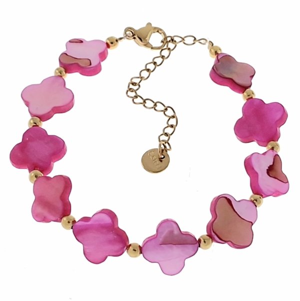 BRACELET GOLD CELEBRITY STAINLESS STEEL