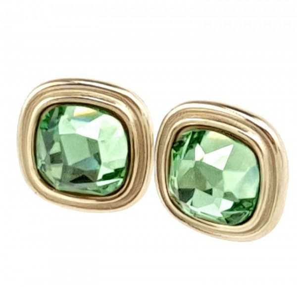 gold earrings made of stainless steel