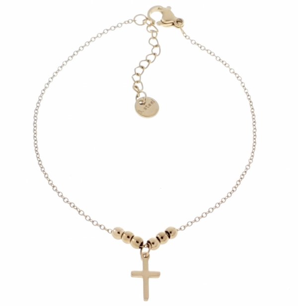 BRACELET GOLD CELEBRITY STAINLESS STEEL