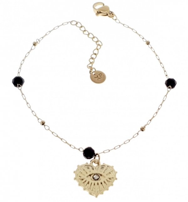 BRACELET GOLD CELEBRITY STAINLESS STEEL