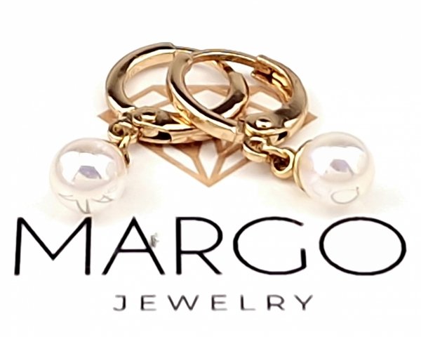 gold plated earrings with exclusive cubic zirconia