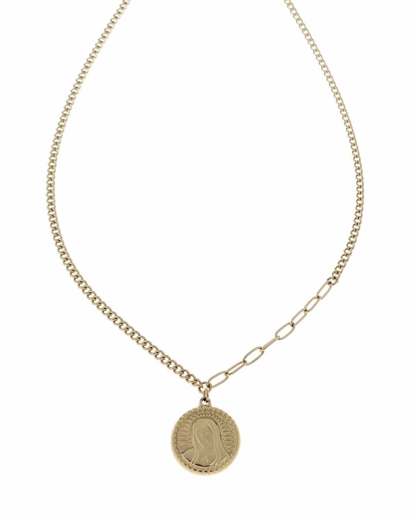 GOLD CHAIN NECKLACE celebrity STAINLESS STEEL