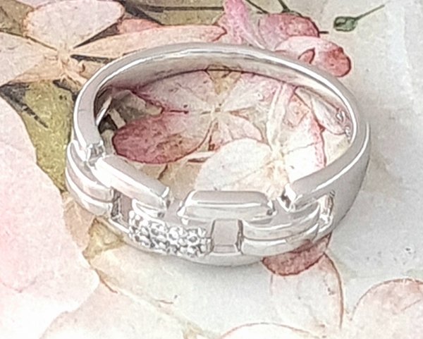 gold ring 17,60mm. gold-plated engagement xuping