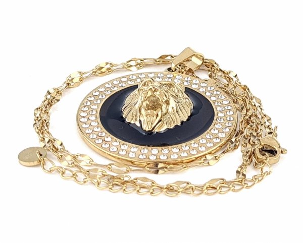 GOLD CHAIN NECKLACE celebrity STAINLESS STEEL