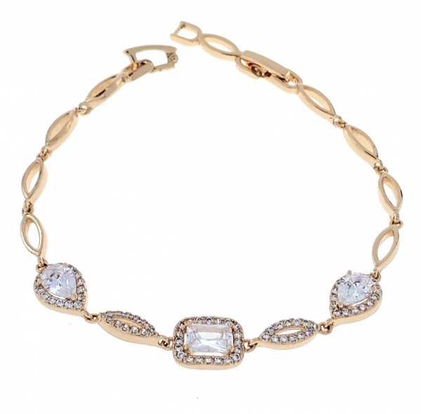 gold bracelet for a gold-plated leg