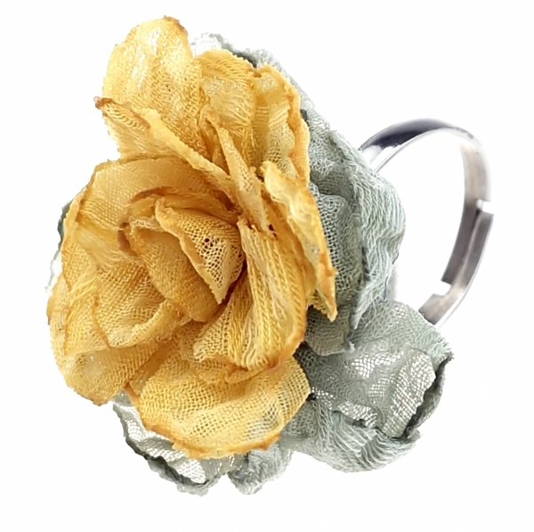 gold ring 17,60mm. gold-plated engagement xuping