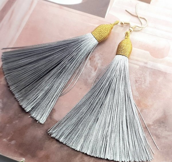 EARRINGS SILVER STAINLESS STEEL CELEBRITY