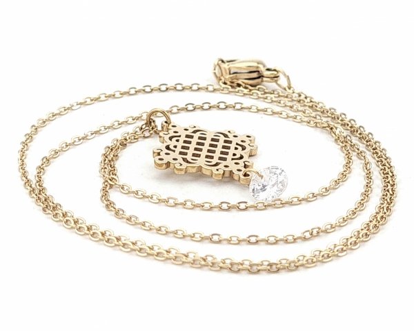GOLD CHAIN NECKLACE celebrity STAINLESS STEEL
