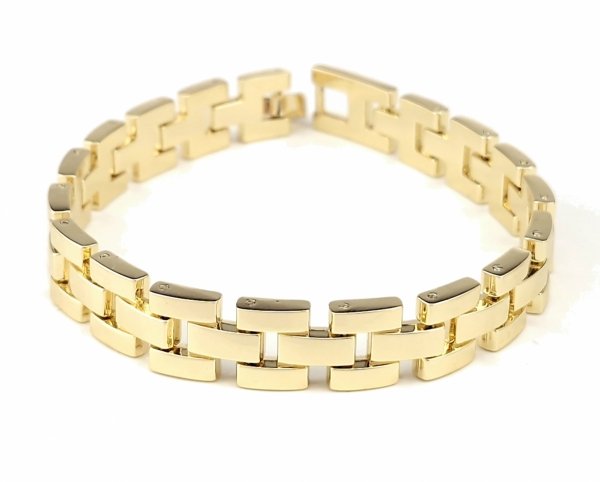 gold bracelet for a gold-plated leg